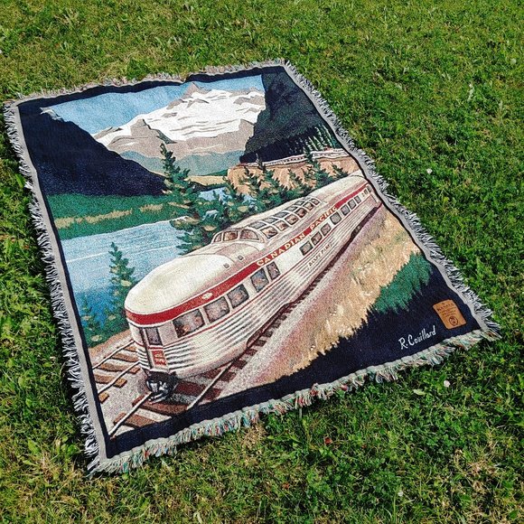 Canadian Pacific Railway Other - STUNNING Kanata Blanket Co CPR Heritage Collection The Canadian Roger Couillard